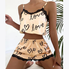 Sexy Silk Pajama Set Women's 2 Pieces