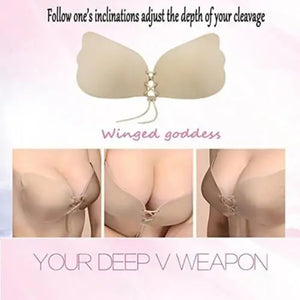 Invisible Strapless Adhesive Stick Bra Strapless Push Uplette Underwear