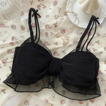 Sexy Mesh Bow Bra Women Underwear